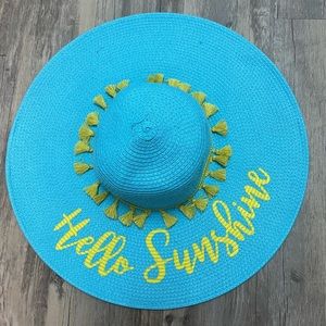 Brand New Hello Sunshine Floppy Hat